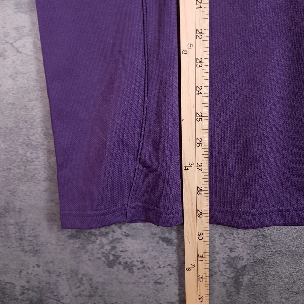 ADIDAS Manchester United UK Soccer Polo Shirt Mens LARGE Purple JP3105